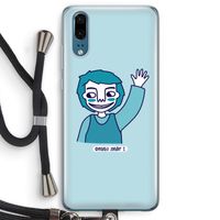 Zwaai: Huawei P20 Transparant Hoesje met koord