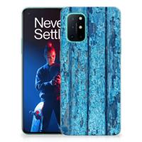 OnePlus 8T | Bumper Hoesje | Wood Blue