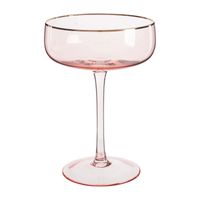 Champagneglas - roze/goud - 220 ml