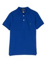 POLO RALPH LAUREN KIDS polo à logo brodé - Bleu