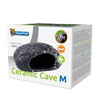 Superfish Ceramic Cave M - Keramische Schuilplaats voor Aquarium, Natuurlijk Ontwerp