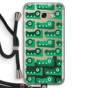 Crocs: Samsung Galaxy A5 (2017) Transparant Hoesje met koord