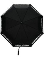 DSQUARED2 parapluie à logo imprimé - Noir - thumbnail