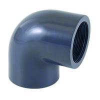 Aquaforte PVC Knie 90° Ø20mm met ½" Binnendraad PN10 - Weerbaar & Hoge Drukbestendig