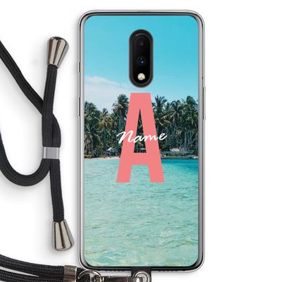 Pacific Dream: OnePlus 7 Transparant Hoesje met koord