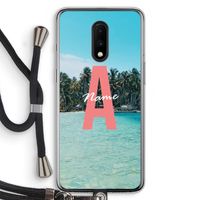 Pacific Dream: OnePlus 7 Transparant Hoesje met koord