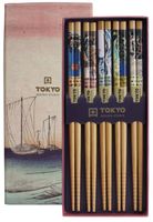 Tokyo Design Studio - Chopsticks Set - Eetstokjes - Woodblock - 5 paar