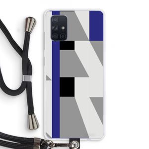 Gestalte 2: Samsung Galaxy A71 Transparant Hoesje met koord