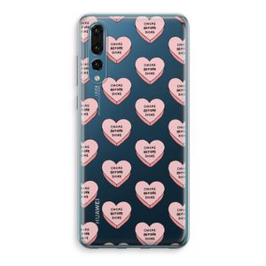Chicks before dicks: Huawei P20 Pro Transparant Hoesje