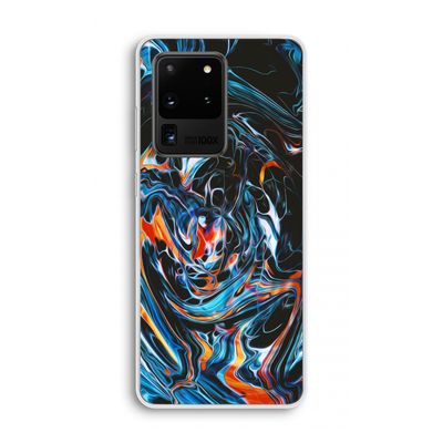 Black Unicorn: Samsung Galaxy S20 Ultra Transparant Hoesje