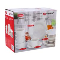 Alpina ontbijtset 16-delig wit Alpina ontbijtset 16-delig wit