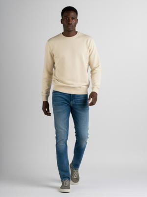 247Jeans Palm Slim SL54 Medium Blue Denim - Heren Jeans - Slim Fit Jeans