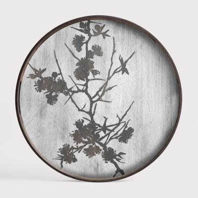 Ethnicraft Rond Dienblad 'Blossom' 48cm
