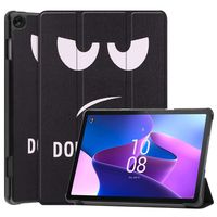 Lunso - Lenovo Tab M10 Gen 3 (3e generatie) - Tri-Fold Bookcase hoes - Don&apos;t Touch
