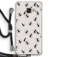 Miauw: Samsung Galaxy A3 (2016) Transparant Hoesje met koord