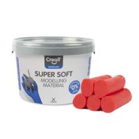 Klei Creall supersoft rood 1750gram