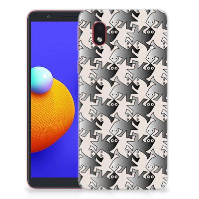 Samsung Galaxy A01 Core | TPU Hoesje | Salamander Grey