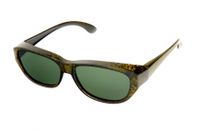 Kost overzetzonnebril dames groen gevlekt (2048) - thumbnail