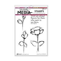 Ranger Ink Ranger • dina wakley media cling stamps always flowers