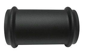 Unimatch koppelstuk buisverbinder voor vloerbuis 32 mm mat zwart