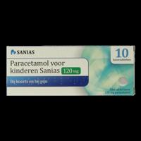 Sanias Paracetamol 120mg 10 Kauwtabletten