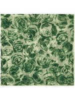 Burberry foulard Rose en soie - Vert - thumbnail