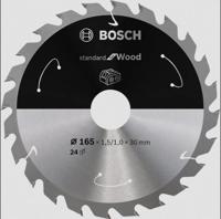 Bosch Accessories Bosch 2608837688 Hardmetaal-cirkelzaagblad 165 x 30 mm Aantal tanden: 24 1 stuk(s) - thumbnail