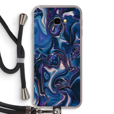 Mirrored Mirage: Samsung Galaxy J4 Plus Transparant Hoesje met koord