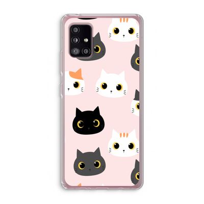 Katten: Samsung Galaxy A51 5G Transparant Hoesje