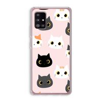 Katten: Samsung Galaxy A51 5G Transparant Hoesje
