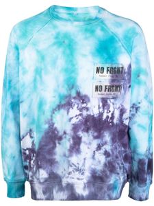 Stain Shade x Hiroshi Fujiwara sweat à imprimé tie-dye - Bleu