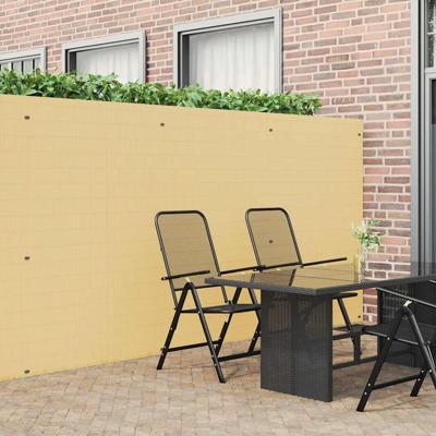 Tuinhek Dubbelzijdig Geel 1,8x5 m PVC