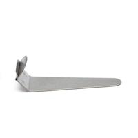 Prijskaarthouder metaal rvs 75x27mm