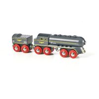 Brio 33697002 Zwarte stoomlocomotief met kolentender - thumbnail