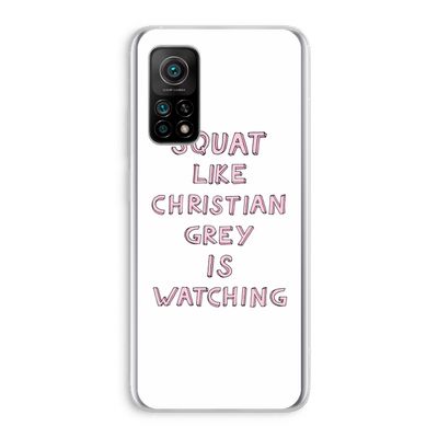 Christian Grey: Xiaomi Mi 10T 5G Transparant Hoesje