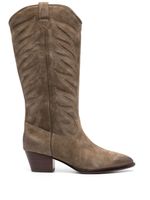 Ash Ash 60mm embroidered suede boots - Tons neutres - thumbnail