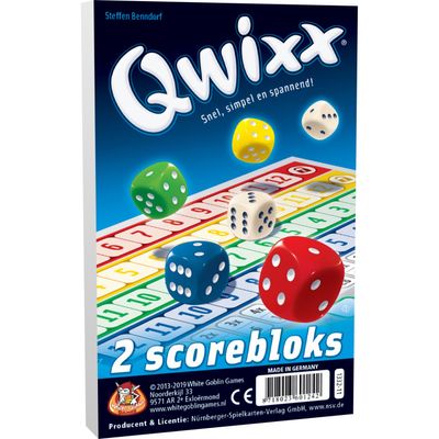 White Goblin Games Qwixx Bloks (extra scorebloks) notitieboek