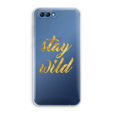 Stay wild: Honor 10 Transparant Hoesje