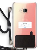 Reminder: HTC U Play Transparant Hoesje met koord