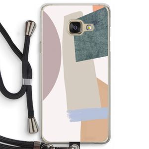 Lindo: Samsung Galaxy A3 (2016) Transparant Hoesje met koord