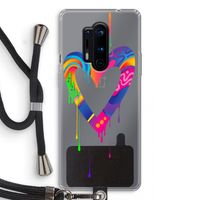 Melts My Heart: OnePlus 8 Pro Transparant Hoesje met koord