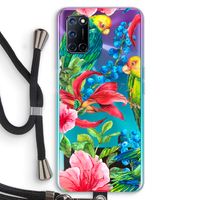 Papegaaien: Oppo A72 Transparant Hoesje met koord