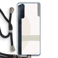 Baca: Sony Xperia 5 II Transparant Hoesje met koord Baca: Sony Xperia 5 II Transparant Hoesje met koord