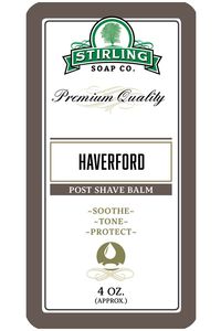 Stirling Soap Co. after shave balm Haverford 118ml