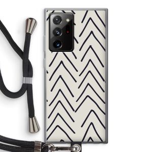 Marrakech Arrows: Samsung Galaxy Note 20 Ultra / Note 20 Ultra 5G Transparant Hoesje met koord