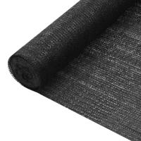 VidaXL Privacynet 75 g/m² 1,5x10 m hdpe zwart