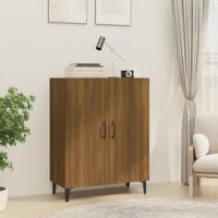 Dressoir 70x34x90 cm bewerkt hout bruin eikenkleur