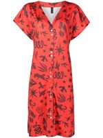 Lygia & Nanny robe-chemise Artemis Estampado - Marron - thumbnail