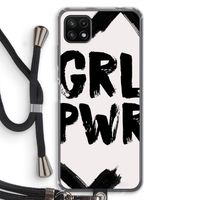 Girl Power #2: Samsung Galaxy A22 5G Transparant Hoesje met koord
