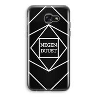 Negenduust geometrisch: Samsung Galaxy A5 (2017) Transparant Hoesje